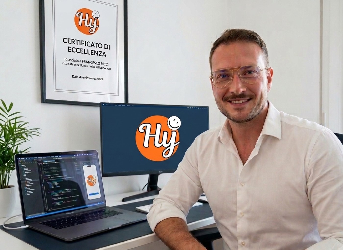 Francesco Ricci, ideatore e sviluppatore di Happy