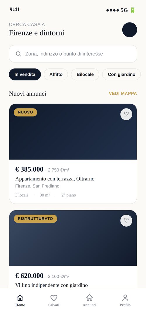App immobiliare Chiavi