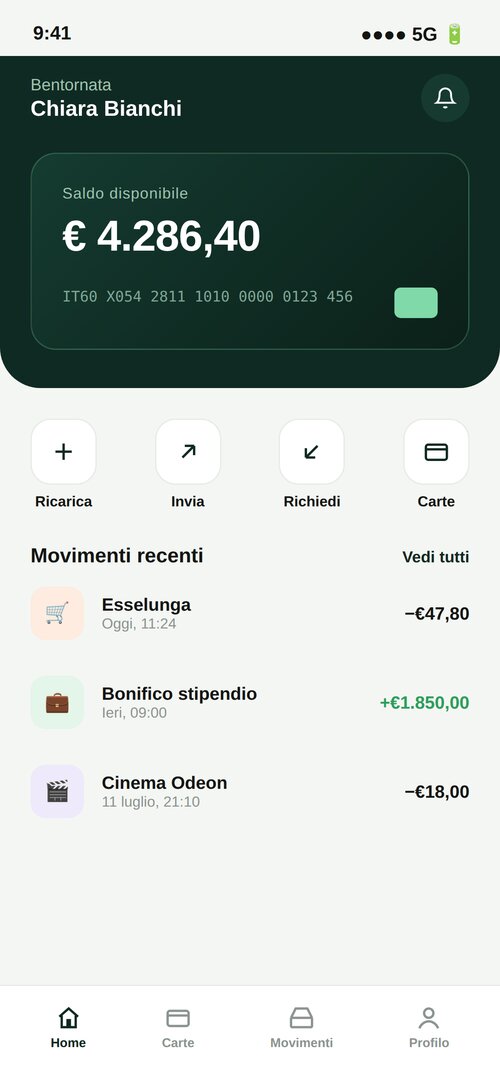 Esempio app mobile